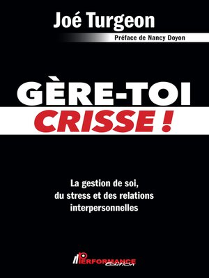 cover image of Gère-toi crisse!